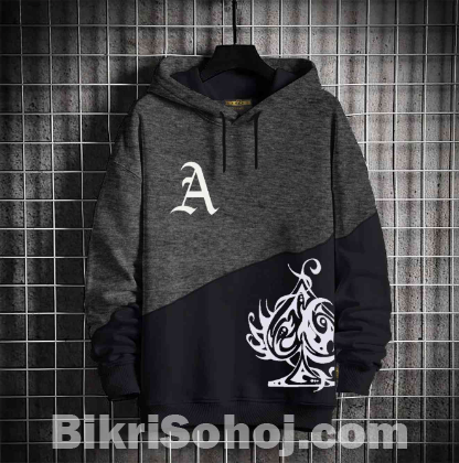 colour cotton hoodie for men's